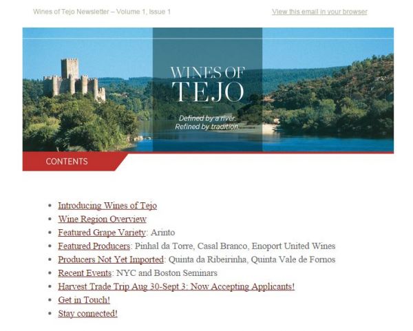 Wines of Tejo: Defined by a River. Refined by Tradition. Issue 1.1