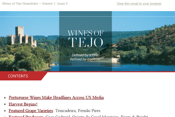 Wines of Tejo: Defined by a River. Refined by Tradition. Issue 1.2